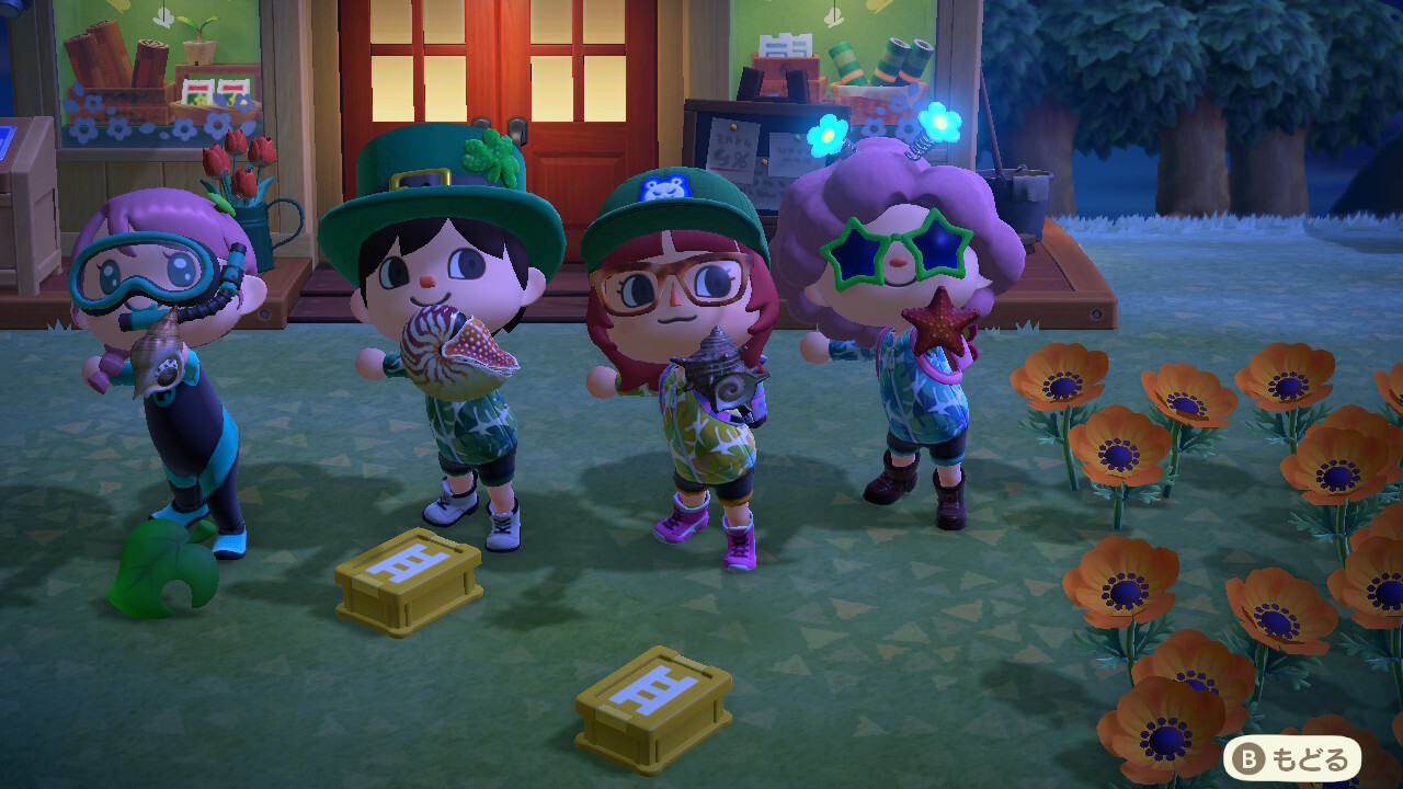 海の幸を集めている