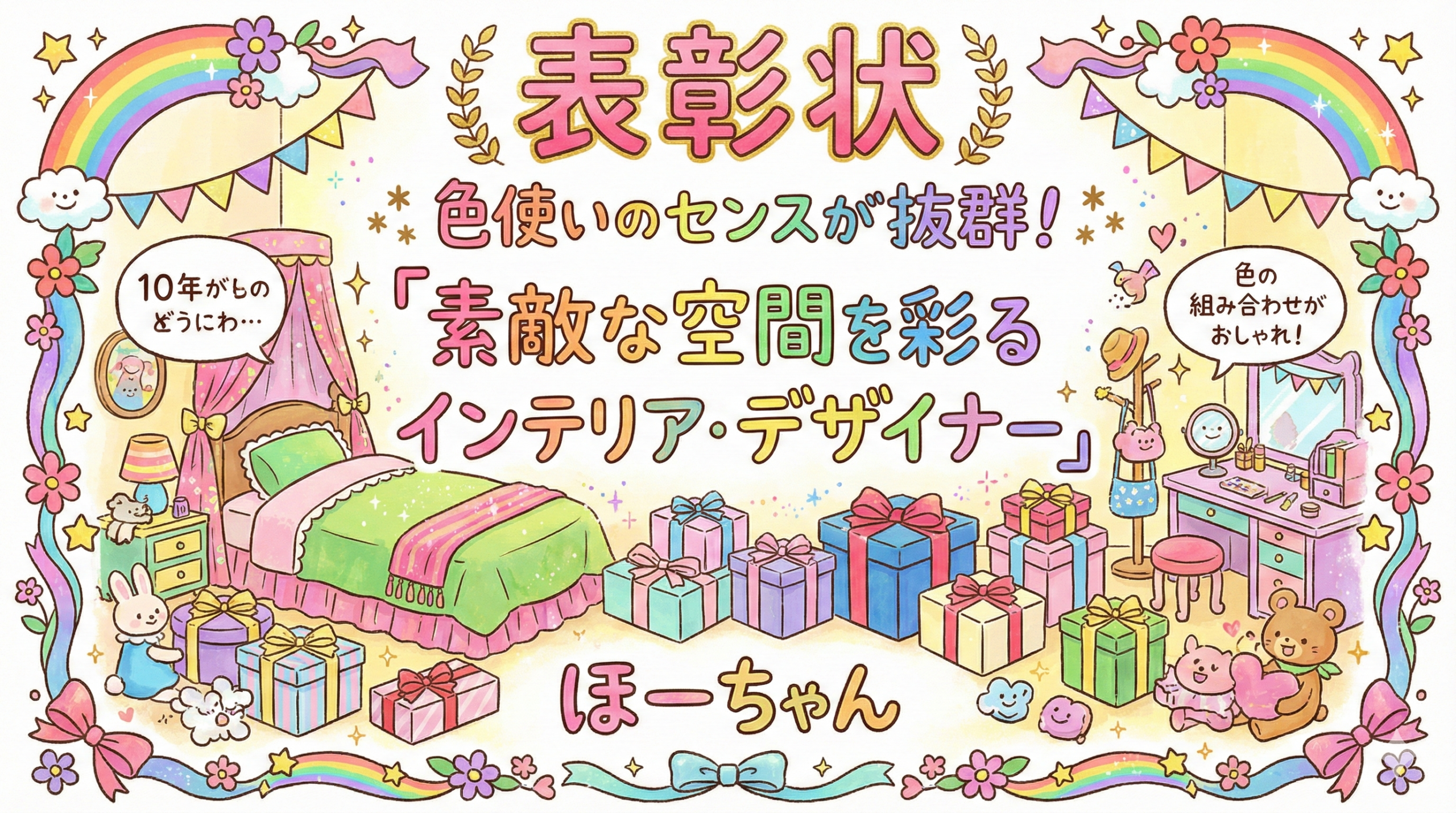 ほーちゃん表彰状