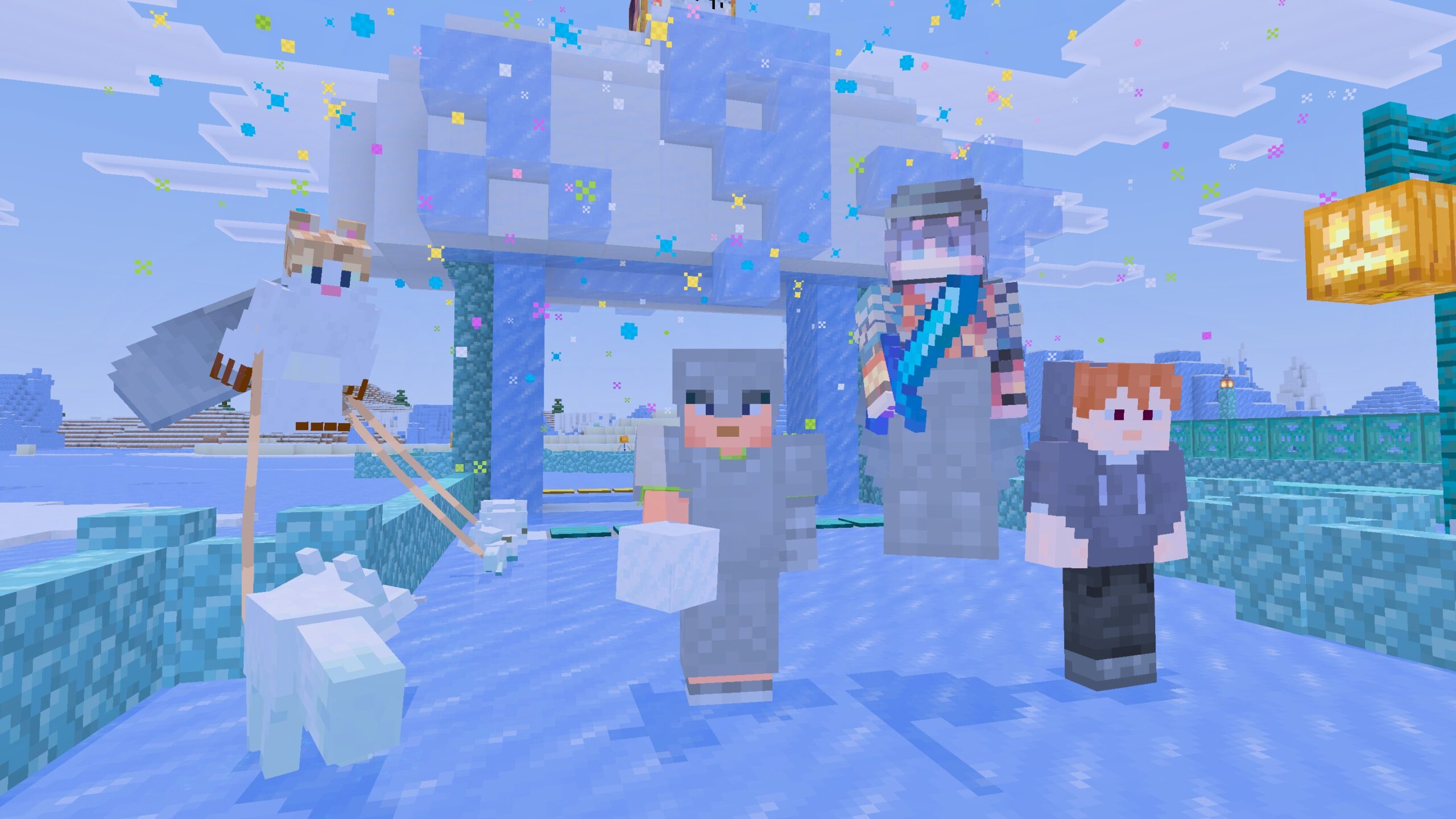 キッズラボ 氷上レース